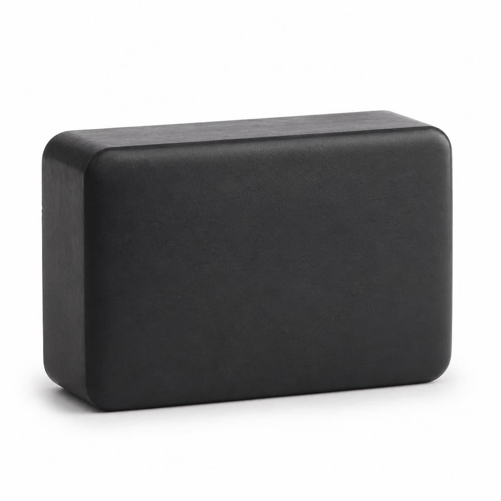 Charcoal clarifying cleansing bar, three-quarter view