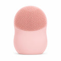 Blush silicone cleansing brush front view